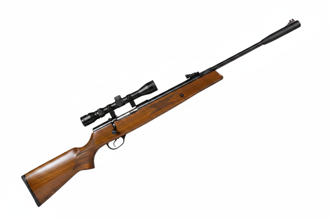 Hatsan MOD95 Turkish Walnut low angle